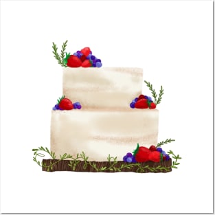 Naked Cake Posters and Art